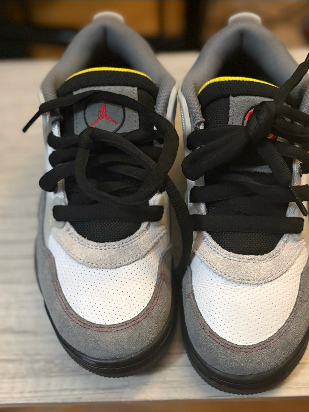 Nike Jordans Kids size 4 Gray, White & Black Sneakers Brand New never worn